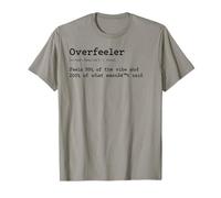 Funny Definition Overfeeler empaths emotional intelligence T-Shirt