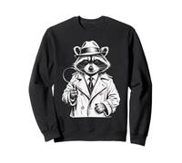 Funny Detective Raccoon Sweatshirt