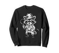 Funny Detective Raccoon Sweatshirt