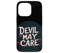 Funny Devil pourrait vouloir dire « pour un look insouciant » Coque pour iPhone 13 Pro