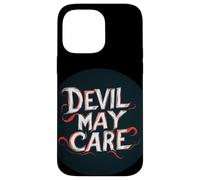 Funny Devil pourrait vouloir dire « pour un look insouciant » Coque pour iPhone 14 Pro Max