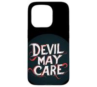 Funny Devil pourrait vouloir dire « pour un look insouciant » Coque pour iPhone 15 Pro