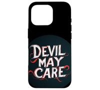 Funny Devil pourrait vouloir dire « pour un look insouciant » Coque pour iPhone 16 Pro