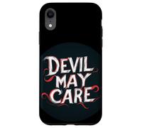 Funny Devil pourrait vouloir dire « pour un look insouciant » Coque pour iPhone XR