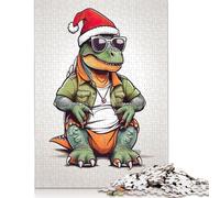 Funny Dino Puzzles 1000 Pieces Cadeau Unique Jeu Éducatif Défi Jouet À De Qualité Supérieure Peinture Art pour Adultes Et Enfants 1000pcs (75x50cm)