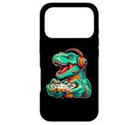 Funny Dinosaur Video Games Cool Gamer T-Rex Men Women Kids Coque pour iPhone 17 Pro
