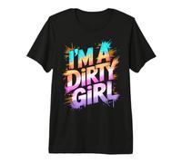Funny Dirty Girl More Fun Mudder Squad Mudding OCR T-Shirt Haut de Gamme