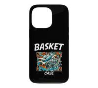 Funny Disc Golf Basket Case Retro Pop Art Coque pour iPhone 13 Pro