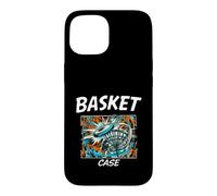 Funny Disc Golf Basket Case Retro Pop Art Coque pour iPhone 15