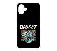 Funny Disc Golf Basket Case Retro Pop Art Coque pour iPhone 16 Plus
