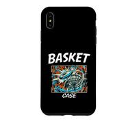 Funny Disc Golf Basket Case Retro Pop Art Coque pour iPhone XS Max