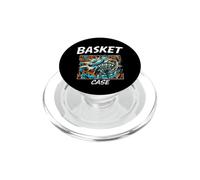 Funny Disc Golf Basket Case Retro Pop Art PopSockets PopGrip pour MagSafe