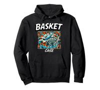 Funny Disc Golf Basket Case Retro Pop Art Sweat à Capuche