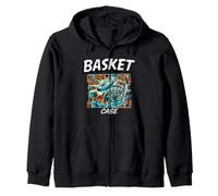 Funny Disc Golf Basket Case Retro Pop Art Sweat à Capuche