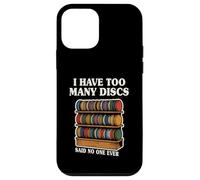 Funny Disc Golf pour Hommes et Femmes J'Ai trop de disques Coque pour iPhone 12 Mini