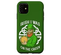 Funny Disc Golf St Patrick Irish I Was on The Green Coque pour iPhone 11