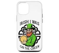 Funny Disc Golf St Patrick Irish I Was on The Green Coque pour iPhone 12/12 Pro