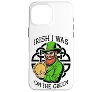 Funny Disc Golf St Patrick Irish I Was on The Green Coque pour iPhone 16 Pro Max