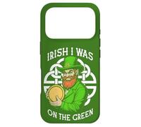 Funny Disc Golf St Patrick Irish I Was on The Green Coque pour iPhone 17 Pro