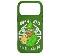 Funny Disc Golf St Patrick Irish I Was on The Green Coque pour iPhone 17 Pro Max