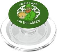 Funny Disc Golf St Patrick Irish I Was on The Green PopSockets PopGrip pour MagSafe