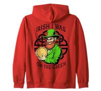 Funny Disc Golf St Patrick Irish I Was on The Green Sweat à Capuche