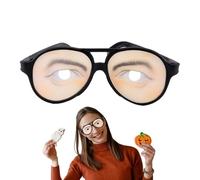 Funny Disguised Glasses - Disguised Eyeglasses Halloween, Day Toys Dress Up Props Glass | Joke Toys For Halloween Fools Day Accessory, Trick Toy Funny Eyes Glasses, For Adults Kids Party Favo