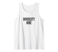 Funny Diversity Hire Dei Political Meme Design Débardeur