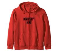 Funny Diversity Hire Dei Political Meme Design Sweat à Capuche