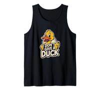 Funny Do I Look Like I Give A Duck I Don't Give A Duck Meme Débardeur