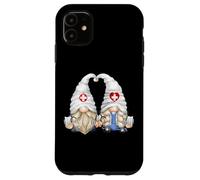 Funny Doctor Couple Gnomes for Women and Pediatric Nurse Mom Coque pour iPhone 11