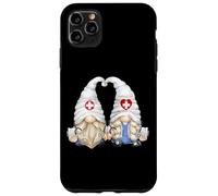 Funny Doctor Couple Gnomes for Women and Pediatric Nurse Mom Coque pour iPhone 11 Pro Max