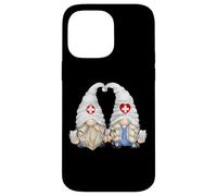 Funny Doctor Couple Gnomes for Women and Pediatric Nurse Mom Coque pour iPhone 14 Pro Max