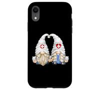 Funny Doctor Couple Gnomes for Women and Pediatric Nurse Mom Coque pour iPhone XR
