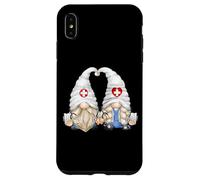Funny Doctor Couple Gnomes for Women and Pediatric Nurse Mom Coque pour iPhone XS Max