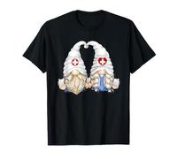 Funny Doctor Couple Gnomes for Women and Pediatric Nurse Mom T-Shirt