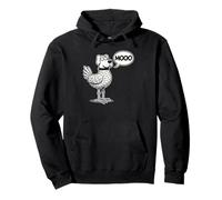 Funny Dog Bird Hybrid Moo Absurd Humour Sweat à Capuche