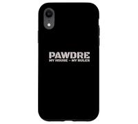 Funny Dog Dad, My House My Rules. Dog Father, New Puppy Dad Coque pour iPhone XR