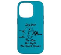 Funny Dog Dad The Man Myth Snack Dealer Coque pour iPhone 14 Pro