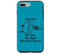 Funny Dog Dad The Man Myth Snack Dealer Coque pour iPhone 7 Plus/8 Plus