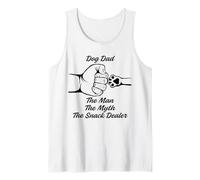 Funny Dog Dad The Man Myth Snack Dealer Débardeur
