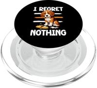 Funny Dog I Regret Nothing Dog Owner Dog Lover Humour PopSockets PopGrip pour MagSafe