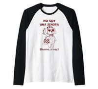 Funny Dog Meme No Soy Una Señora Blague espagnole Manche Raglan
