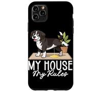 Funny Dog My House My Rules Pet Owner Dog Lover Blagues Coque pour iPhone 11 Pro Max