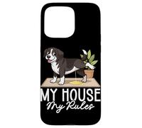 Funny Dog My House My Rules Pet Owner Dog Lover Blagues Coque pour iPhone 15 Pro Max