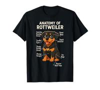 Funny Dog Owner Anatomy of A Rottweiler T-Shirt