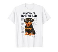 Funny Dog Owner Anatomy of A Rottweiler T-Shirt