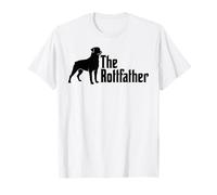 Funny Dog Owner Dad Rottweiler The RottFather T-Shirt