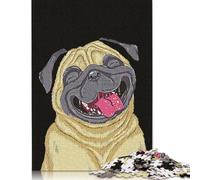 Funny Dog Puzzle 1000 Pieces Cadeau Unique Jeu Éducatif Challenge Toy À De Qualité Supérieure Peinture Art pour Adultes Et Enfants À Partir De 14 Ans 1000pcs (75x50cm)
