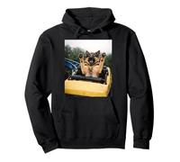 Funny Dog Roller Coaster Meme Silly Graphic German Shepherd Sweat à Capuche